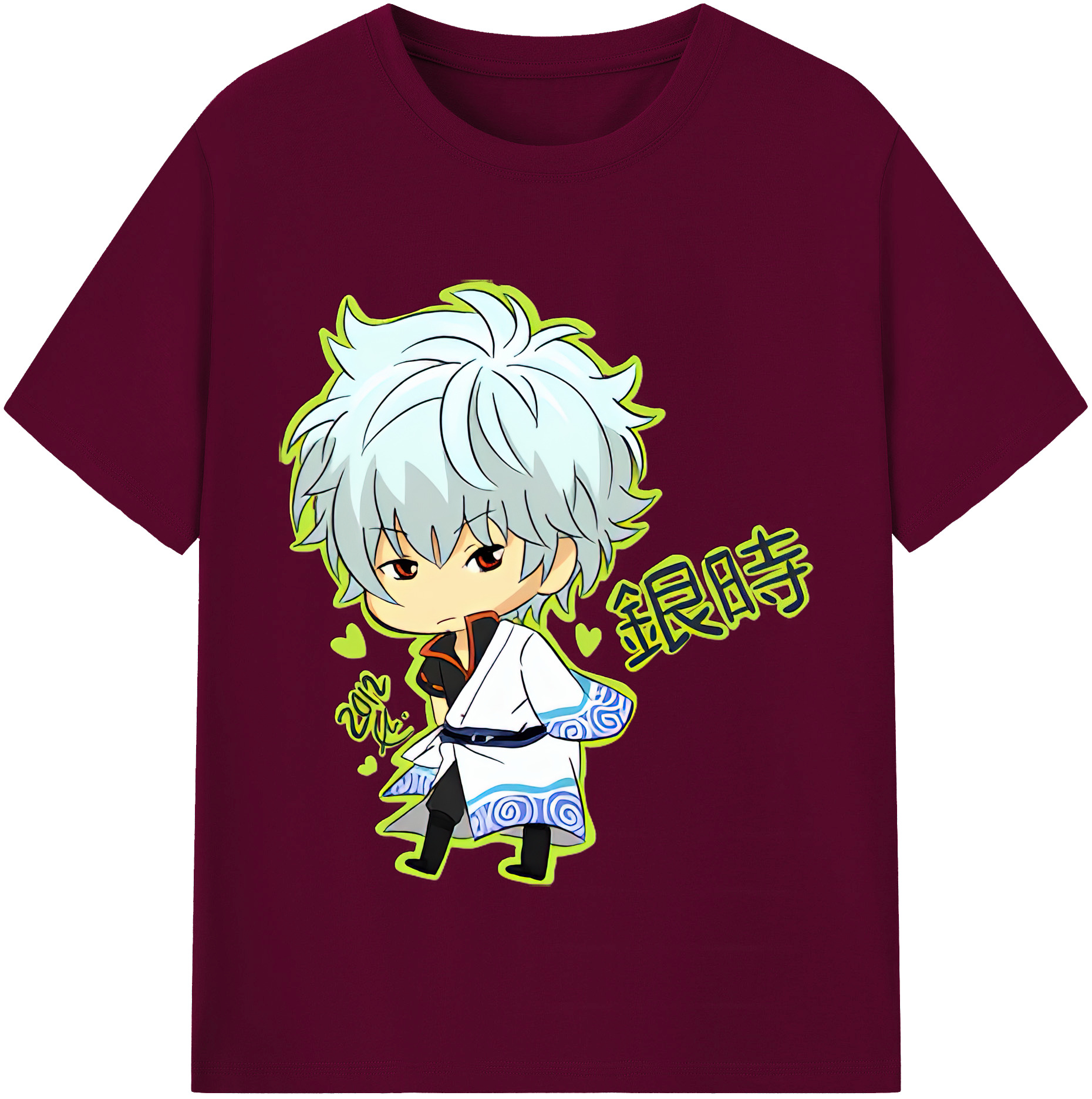 （画像用） ぎんたま 坂田銀時（さかたぎんとき） 神楽 志村新八（しむら しんぱち） GINTAMA Sakata Gintoki Kagura Shimura Shinpachi レディースカジュアルプリントTシャツ（綿100％）